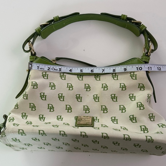 Dooney & Bourke Green and White Shoulder Bag - Picture 8 of 16